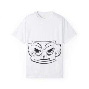 This special neolithic mask pattern T-shirt